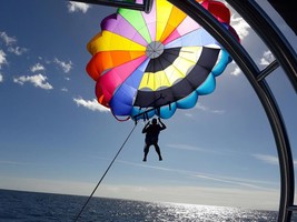 Spain Gran Canaria – Parasailing above the ocean