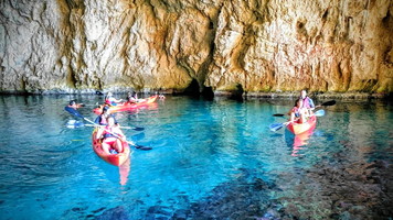 Spain Costa Blanca Jávea – Guided kayak excursion from Playa de la Granadella