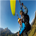 Tandem paragliding flight with Clicktodo.com in Diablerets, Switzerland. Unforgettable mountain views | Clicktodo.com के साथ